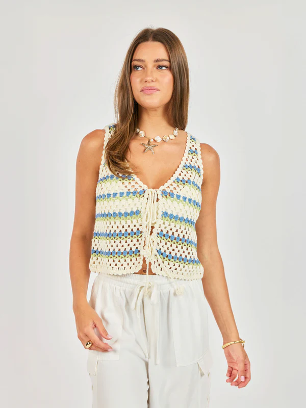 Sadie and Sage Stairsteps Crochet Vest