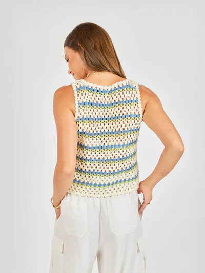 Sadie and Sage Stairsteps Crochet Vest