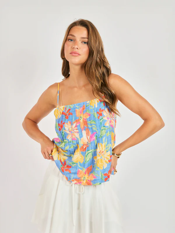 Sadie and Sage Beach Cowgirl Pleated Cami