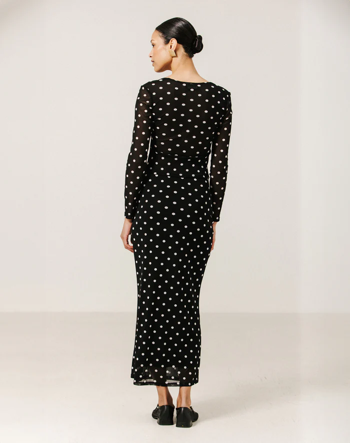 Brunette The Label Mesh Tube Maxi Skirt