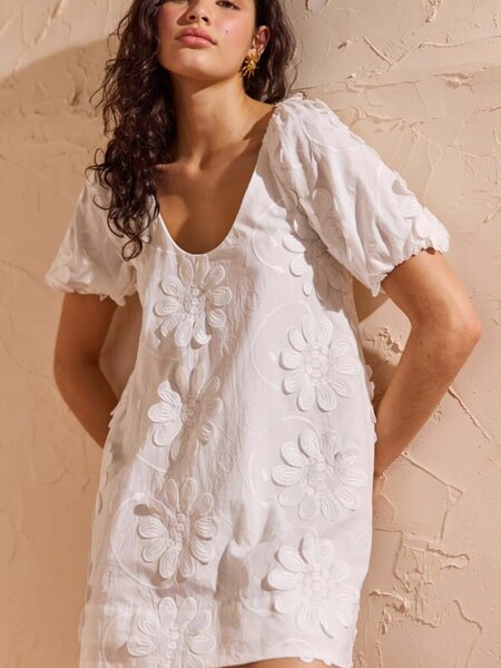 MinkPink Alessia Smock Mini Dress