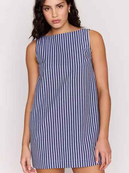 MinkPink Delmar Striped Shift Dress