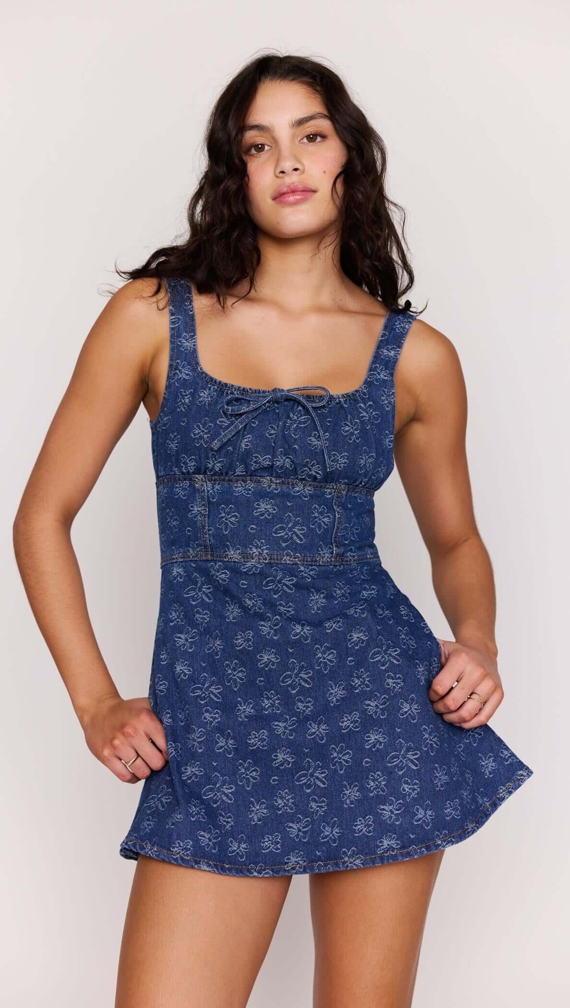 MinkPink Neve Denim Mini Dress