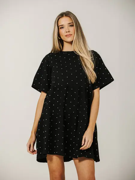 Brunette The Label Tiered Dress