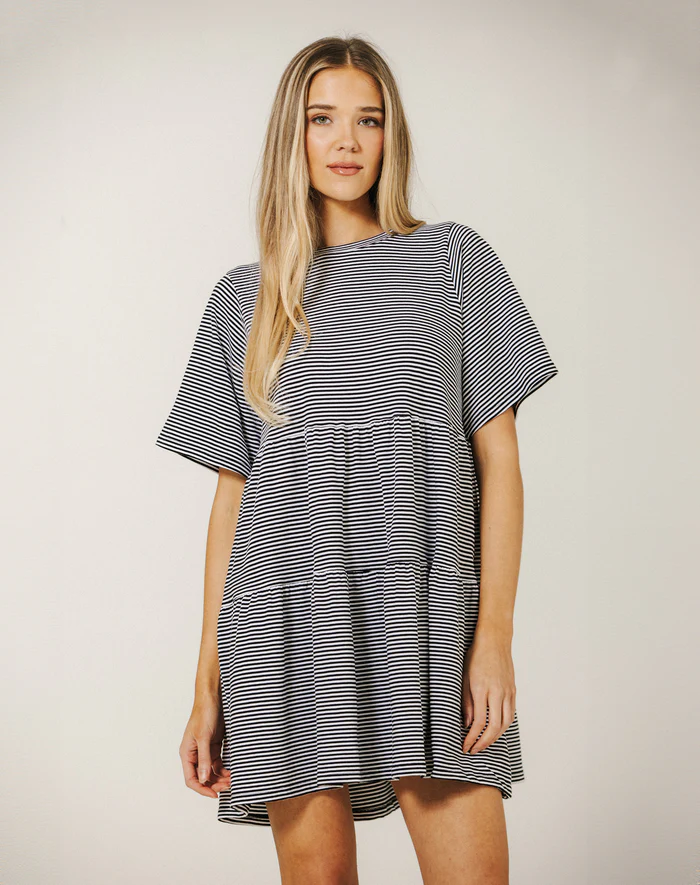 Brunette The Label Tiered Dress