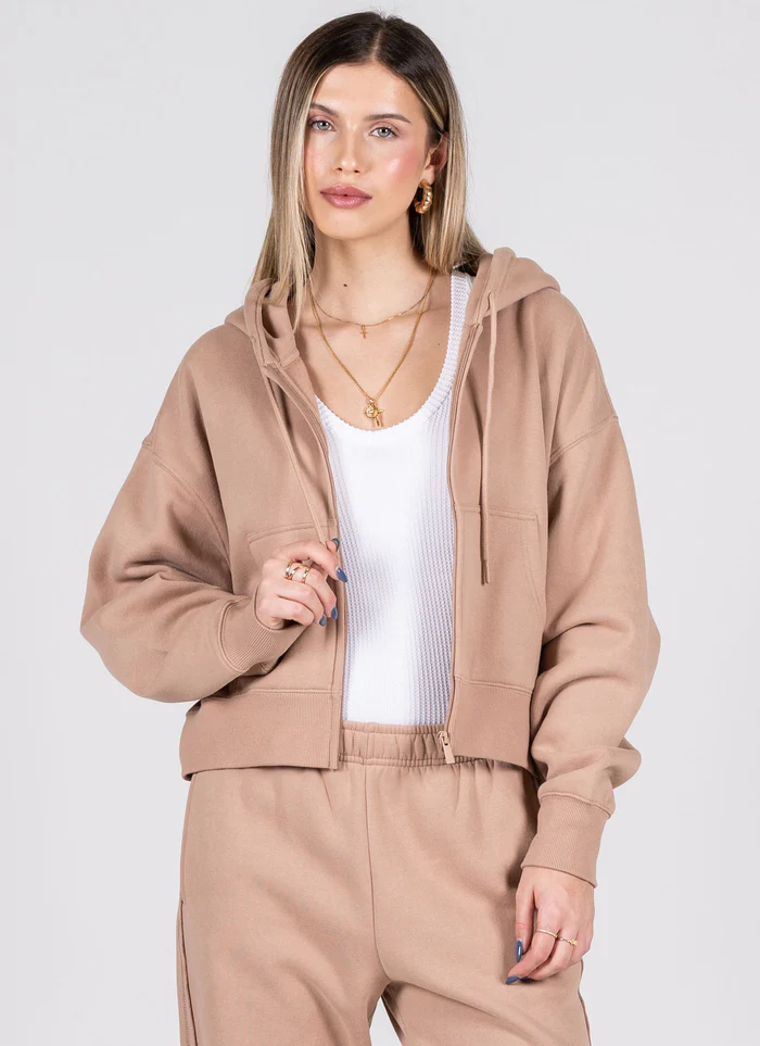 Cest Moi Cotton Zip Hoodie