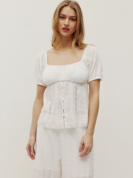 Kuwalla Elyna Peplum Top