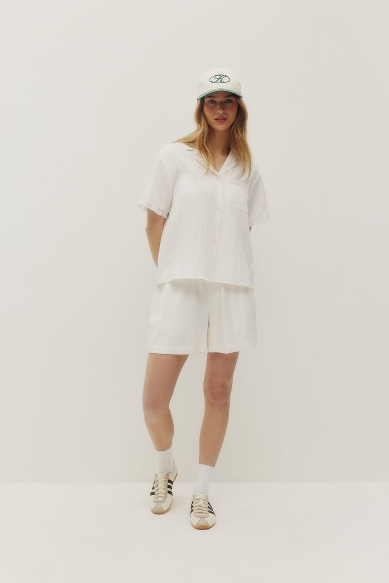 Kuwalla Lace Linen Shirt
