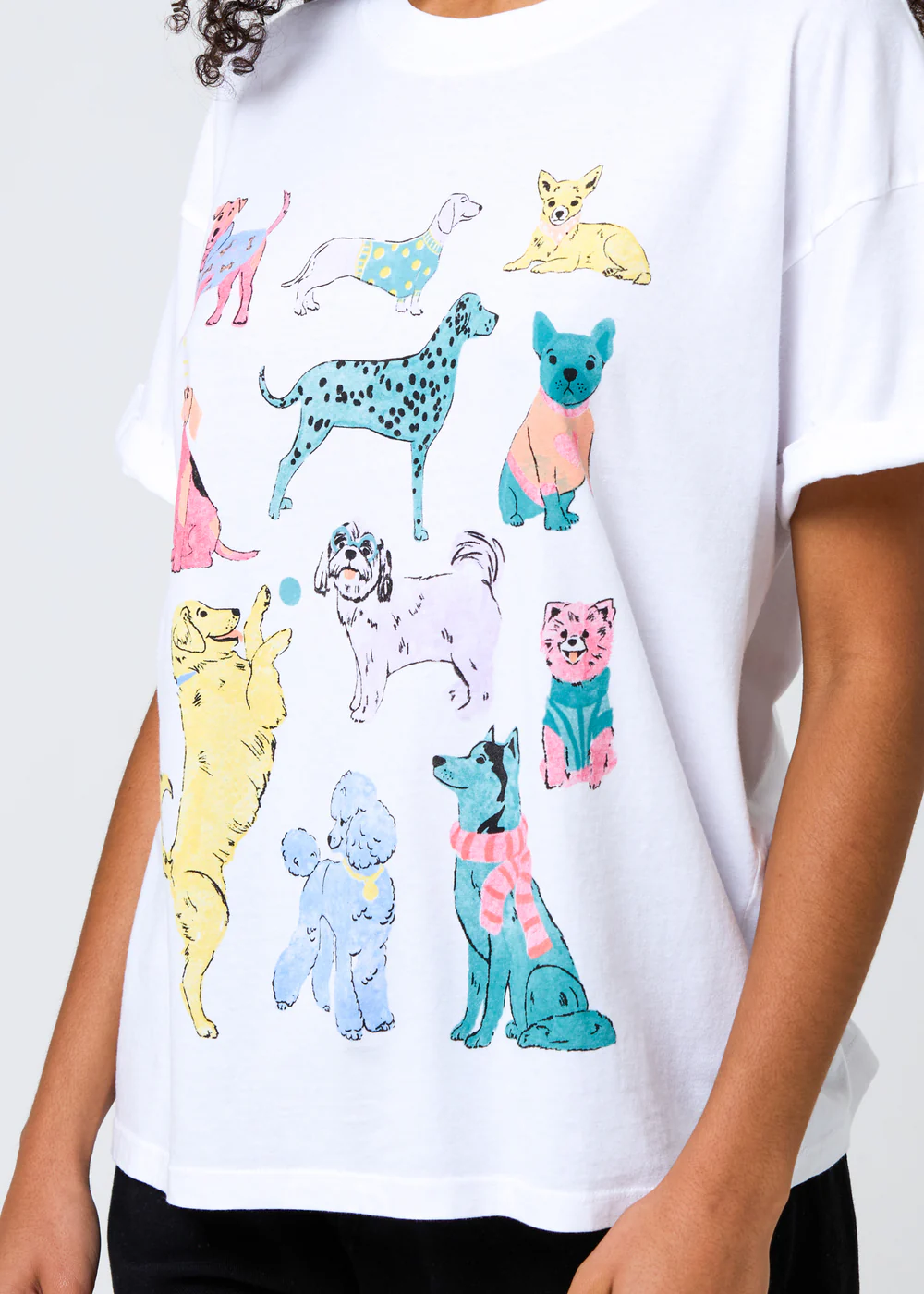 Girl Dangerous Dogs Boyfriend Tee