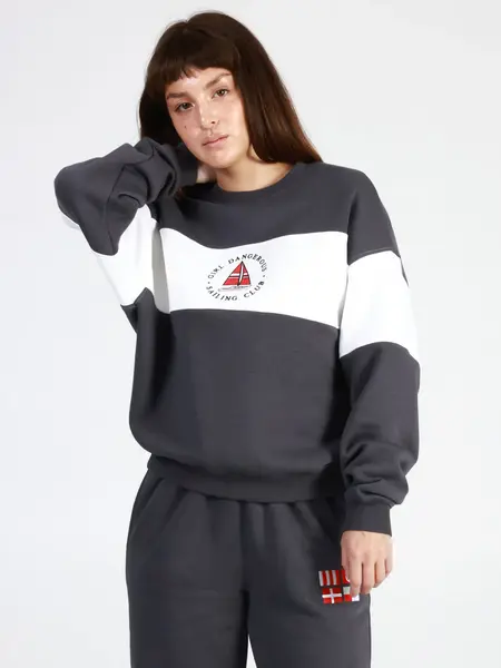 Girl Dangerous Sailing Club Oversized Crew