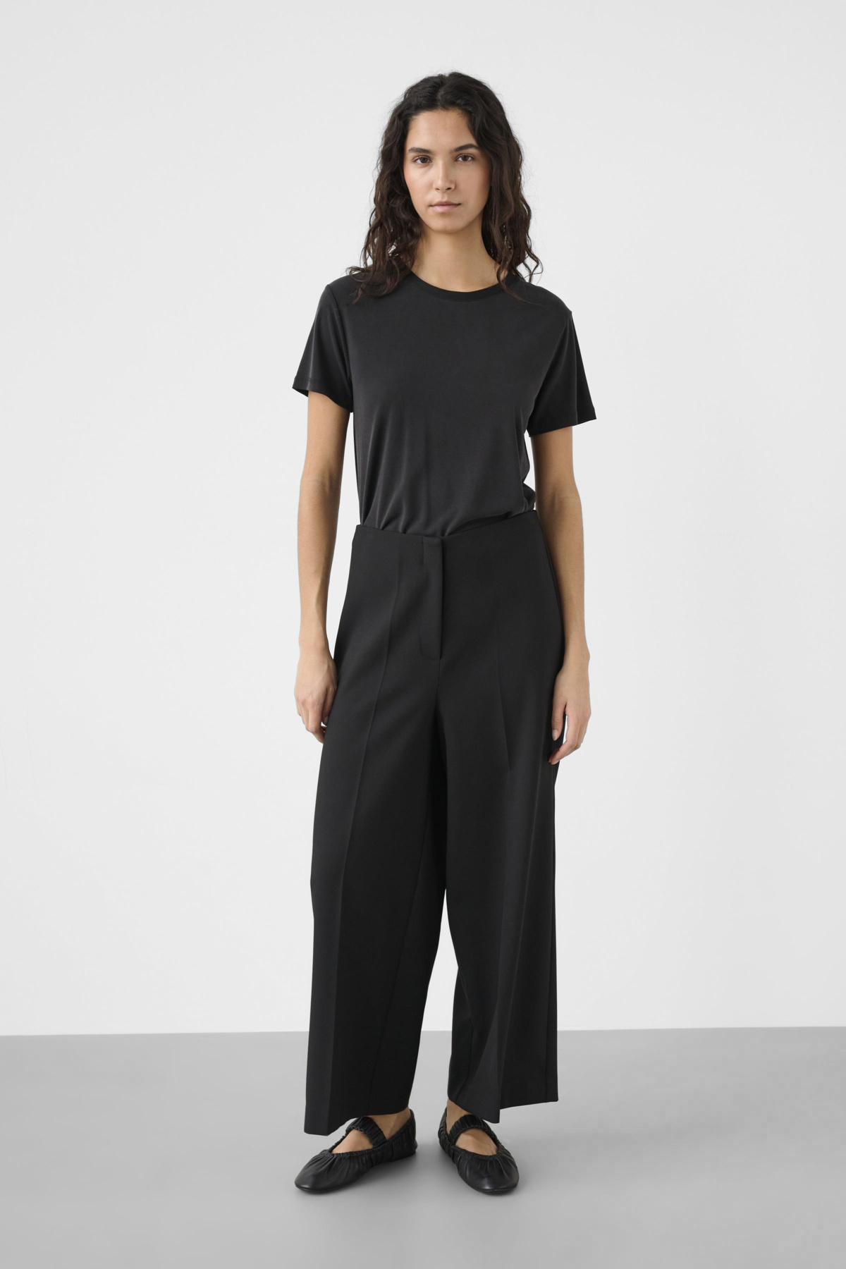 Soaked in Luxury Corinne Wide Cropped Pants