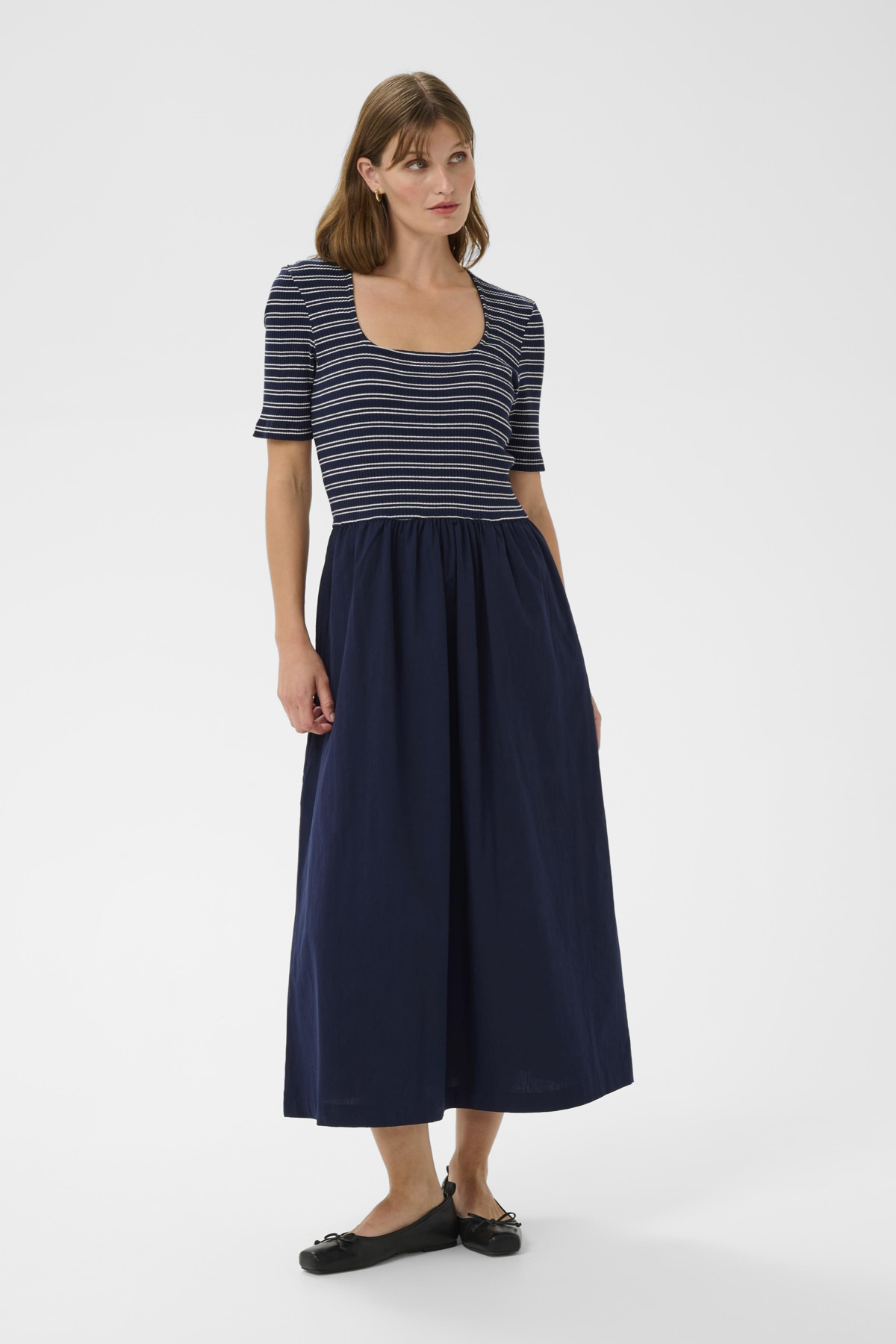 Soaked in Luxury Simone Striped Dress