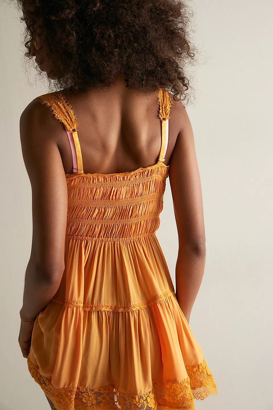 Free People So In Love Mini Slip Dress