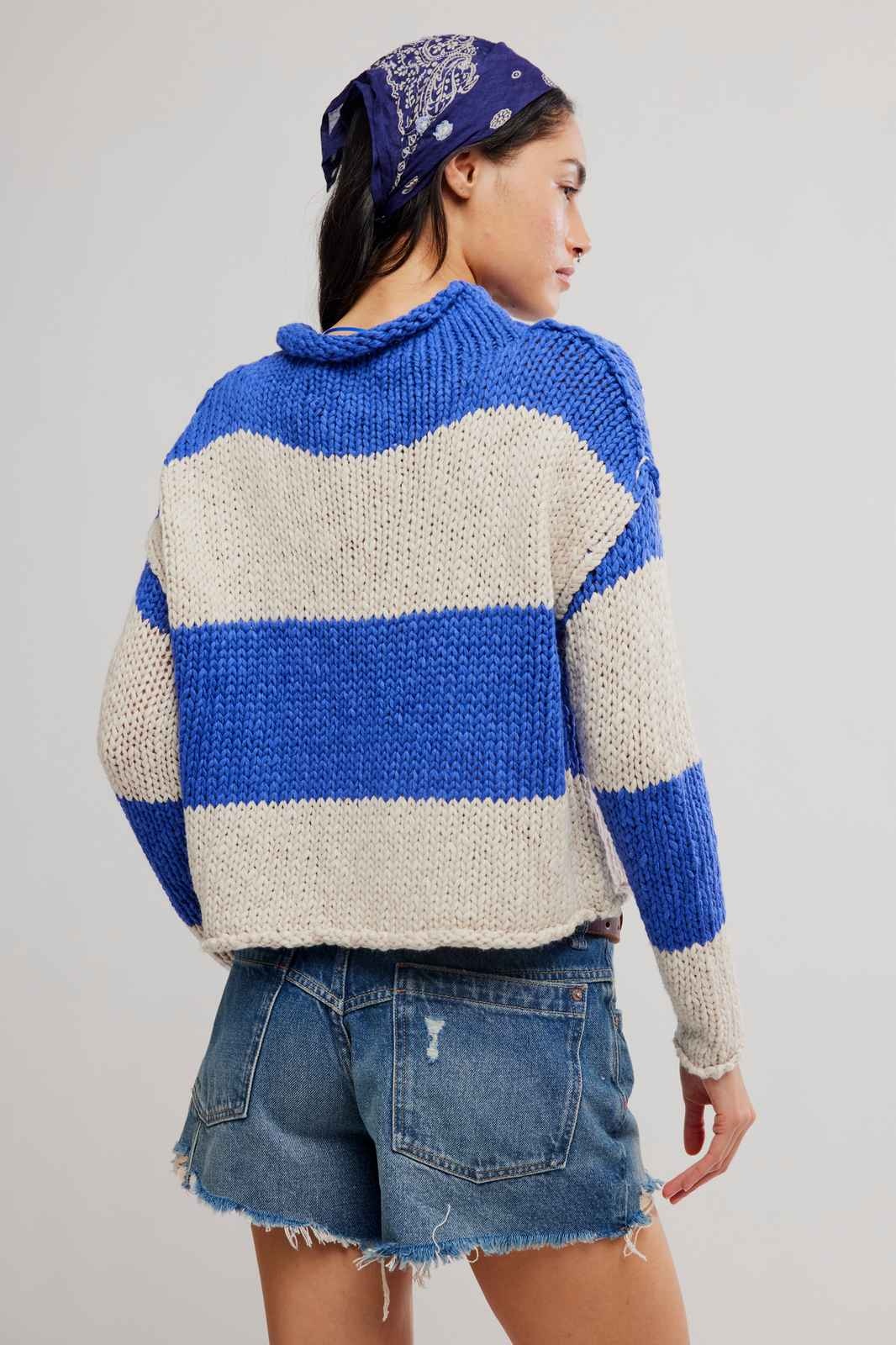 Free People Opal Rugby Stripe Sweater
