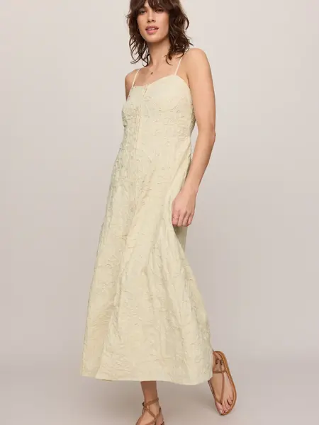 Z Supply Angel Eyes Textured Midi Dres