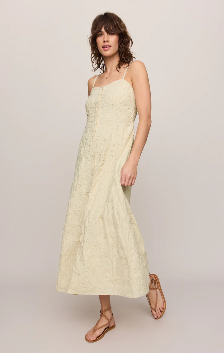 Z Supply Angel Eyes Textured Midi Dres
