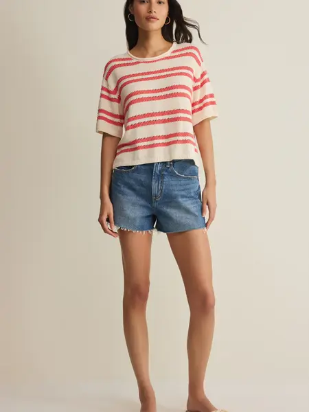 Z Supply Prado Striped Sweater Tee