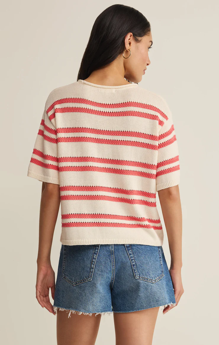 Z Supply Prado Striped Sweater Tee