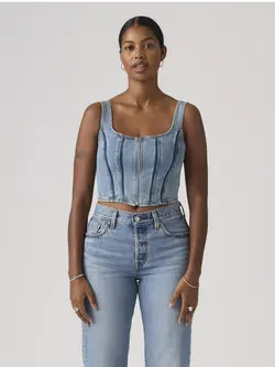 Levi's Seamed Zip Bustier