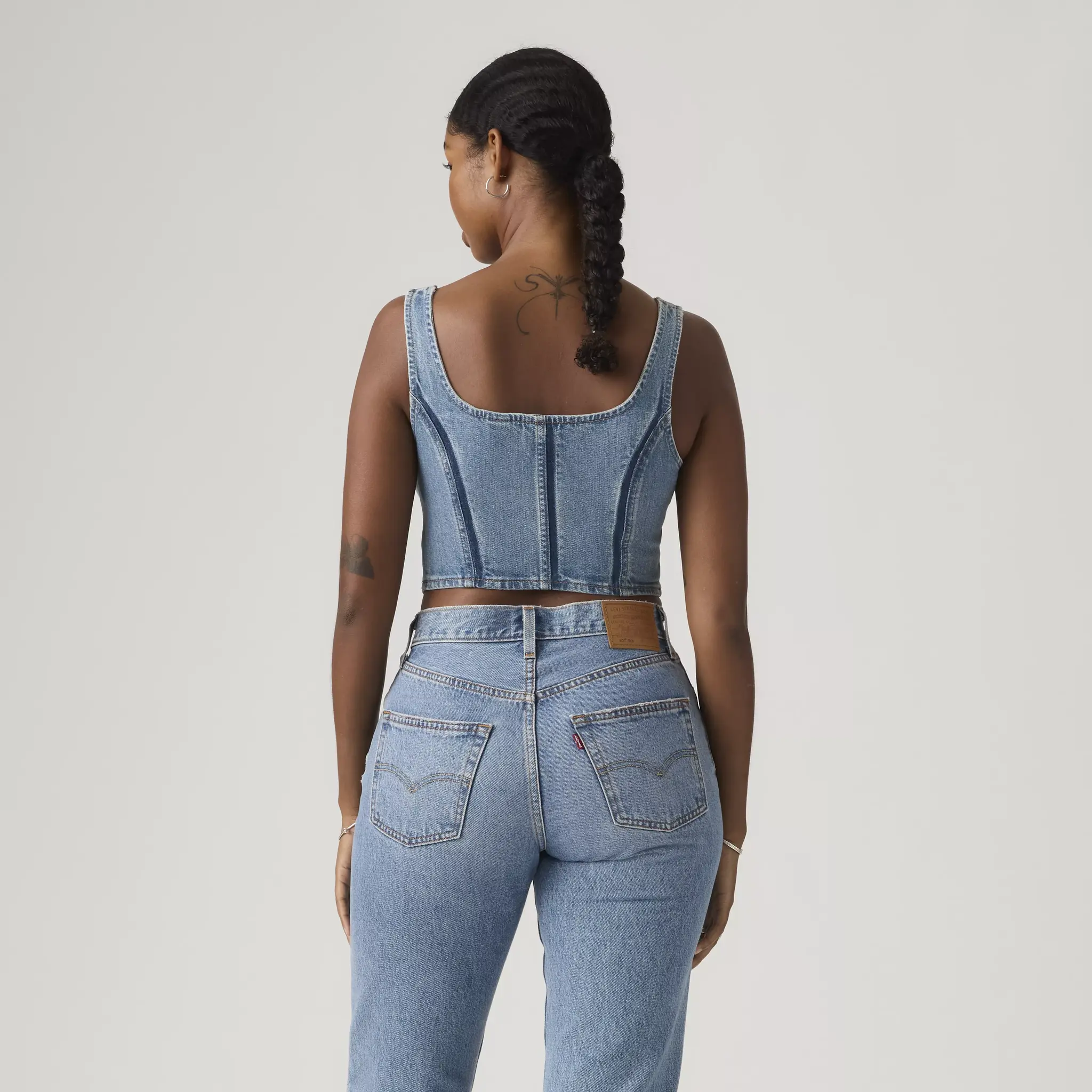 Levi's Seamed Zip Bustier