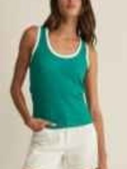 Z Supply Sirena Colourblock Ribbed Tank
