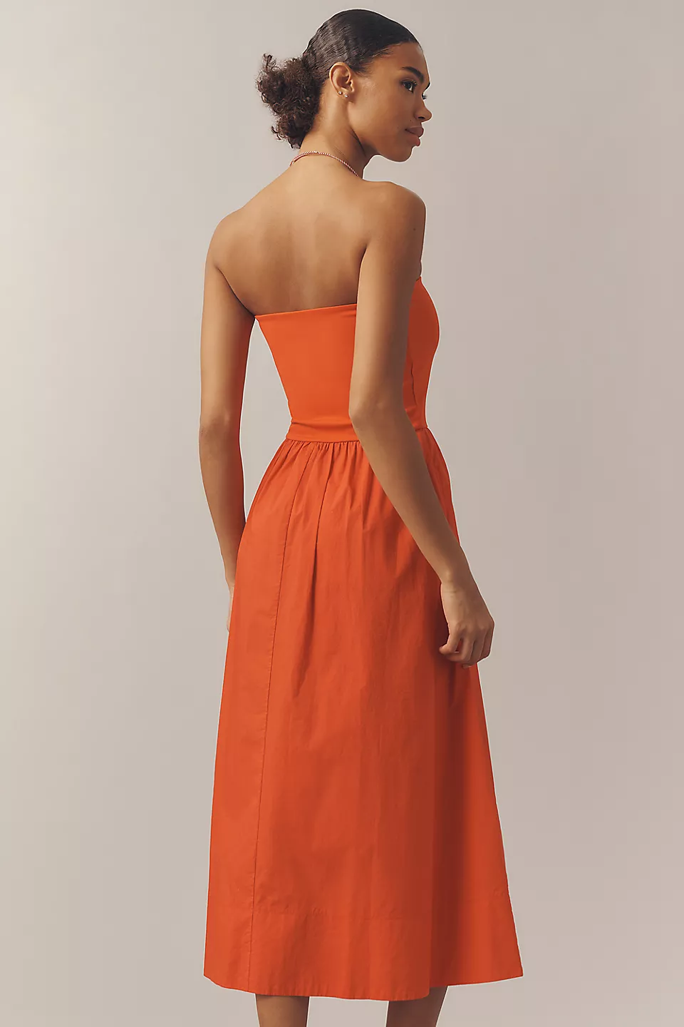 Z Supply Sunsought Strapless Midi Dress