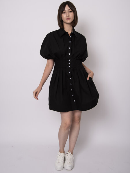 RD Style Lorine Poplin Mini Shirt Dress