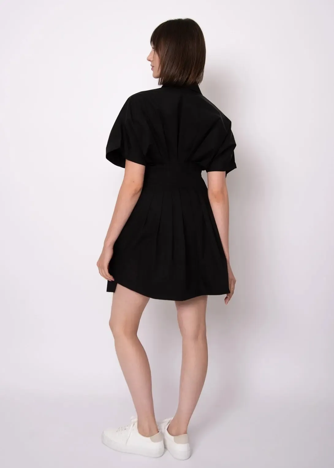 RD Style Lorine Poplin Mini Shirt Dress