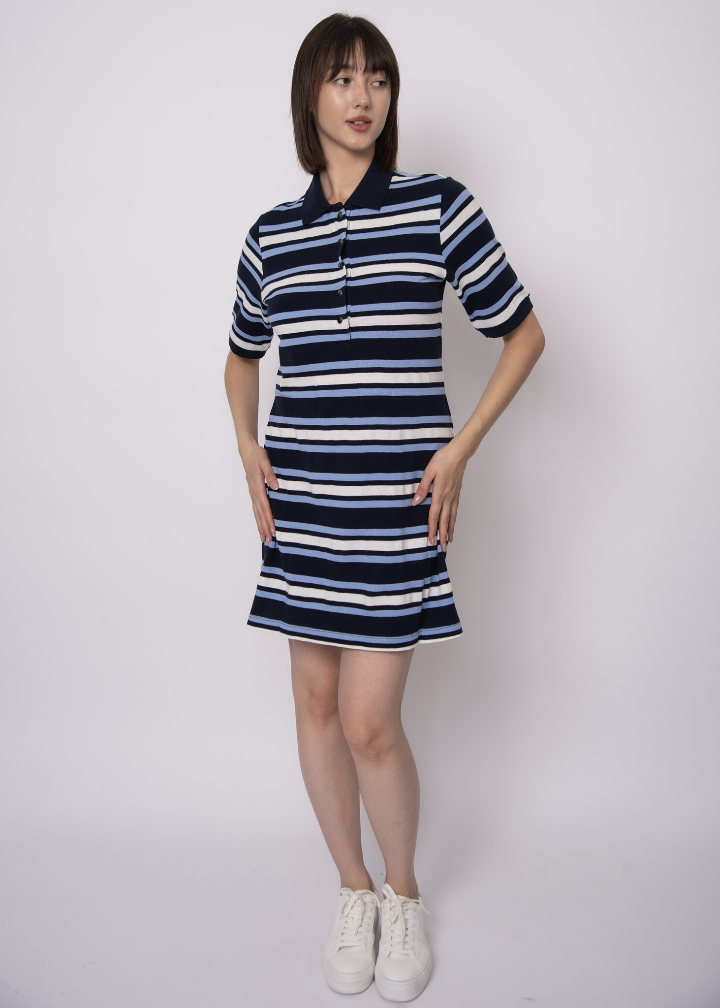 RD Style Jamilla Short Sleeve Polo Dress