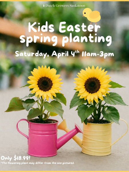 SOLD OUT Kids' Easter Planting Class Saturday, April 4th
