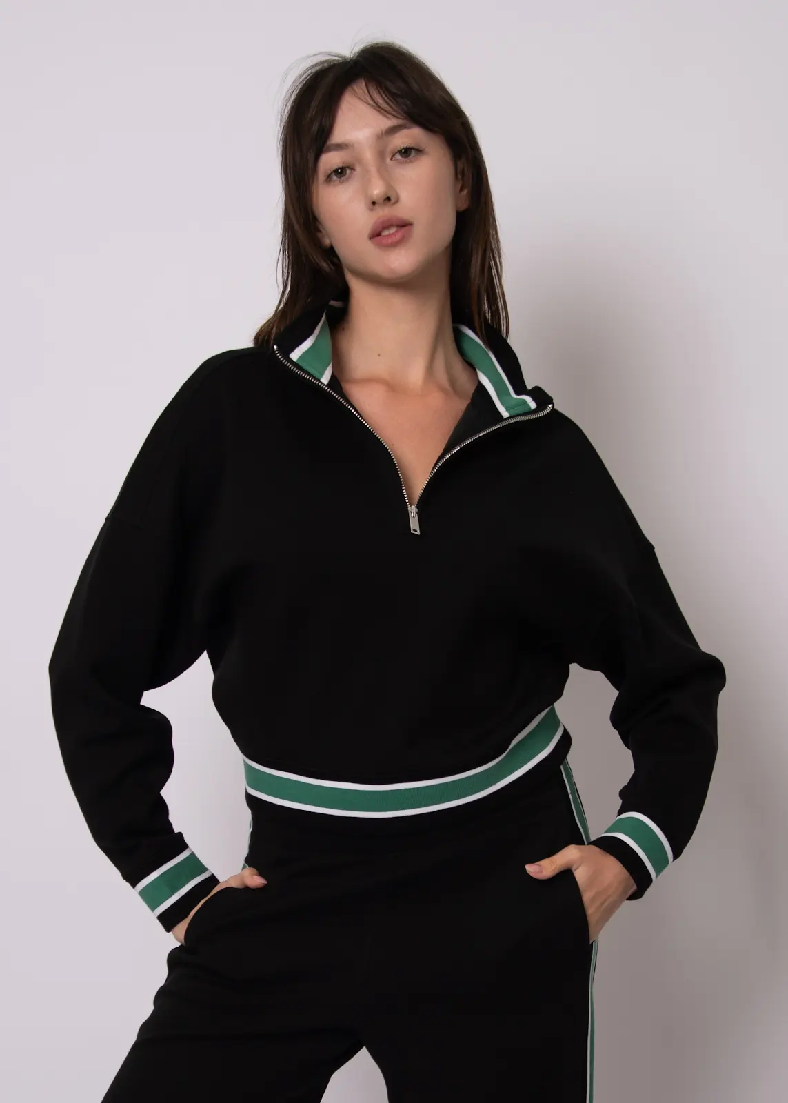 RD Style Mailyn Soft Knit Half Zip