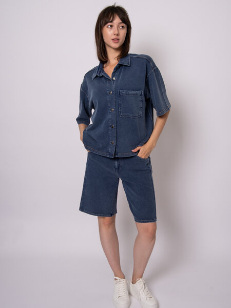RD Style Lorane Denim Look Top