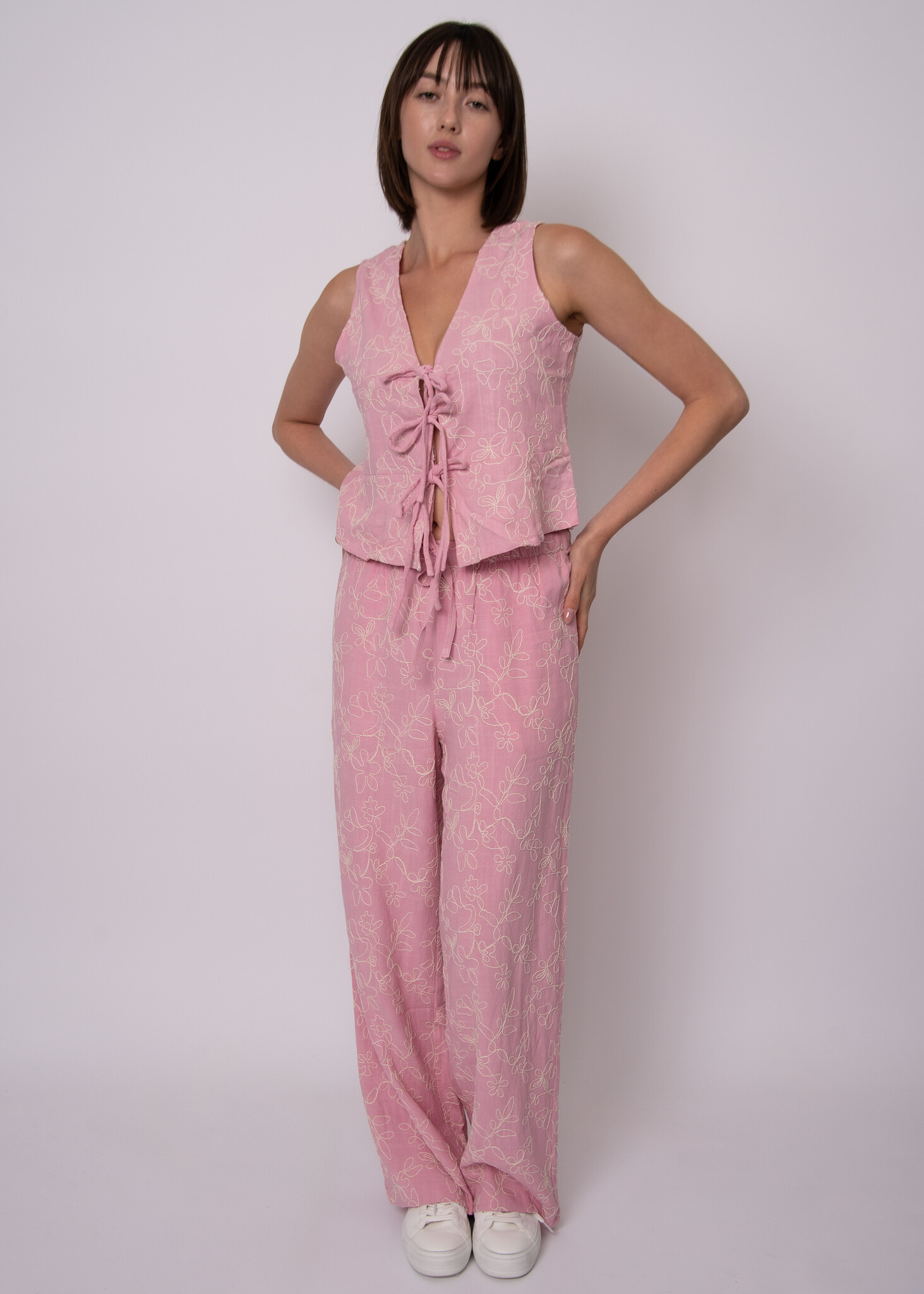 RD Style Lora Tie Front Vest