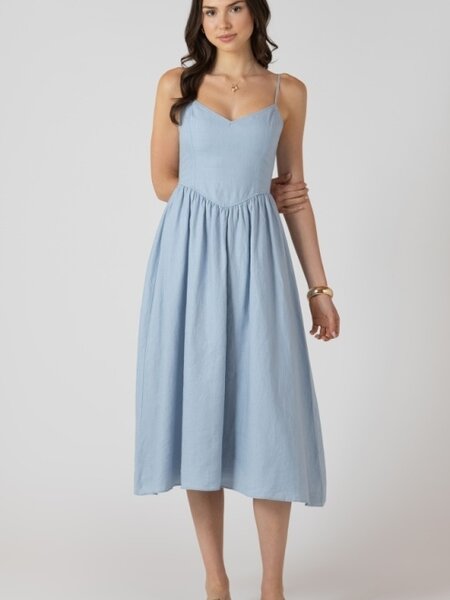 Dex V Waist Maxi Dress