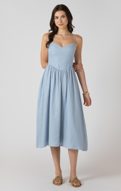 Dex V Waist Maxi Dress