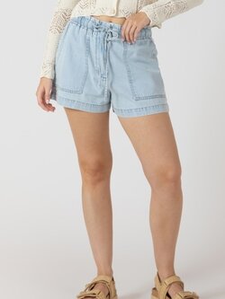 Dex Drawstring Denim Shorts