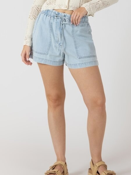 Dex Drawstring Denim Shorts