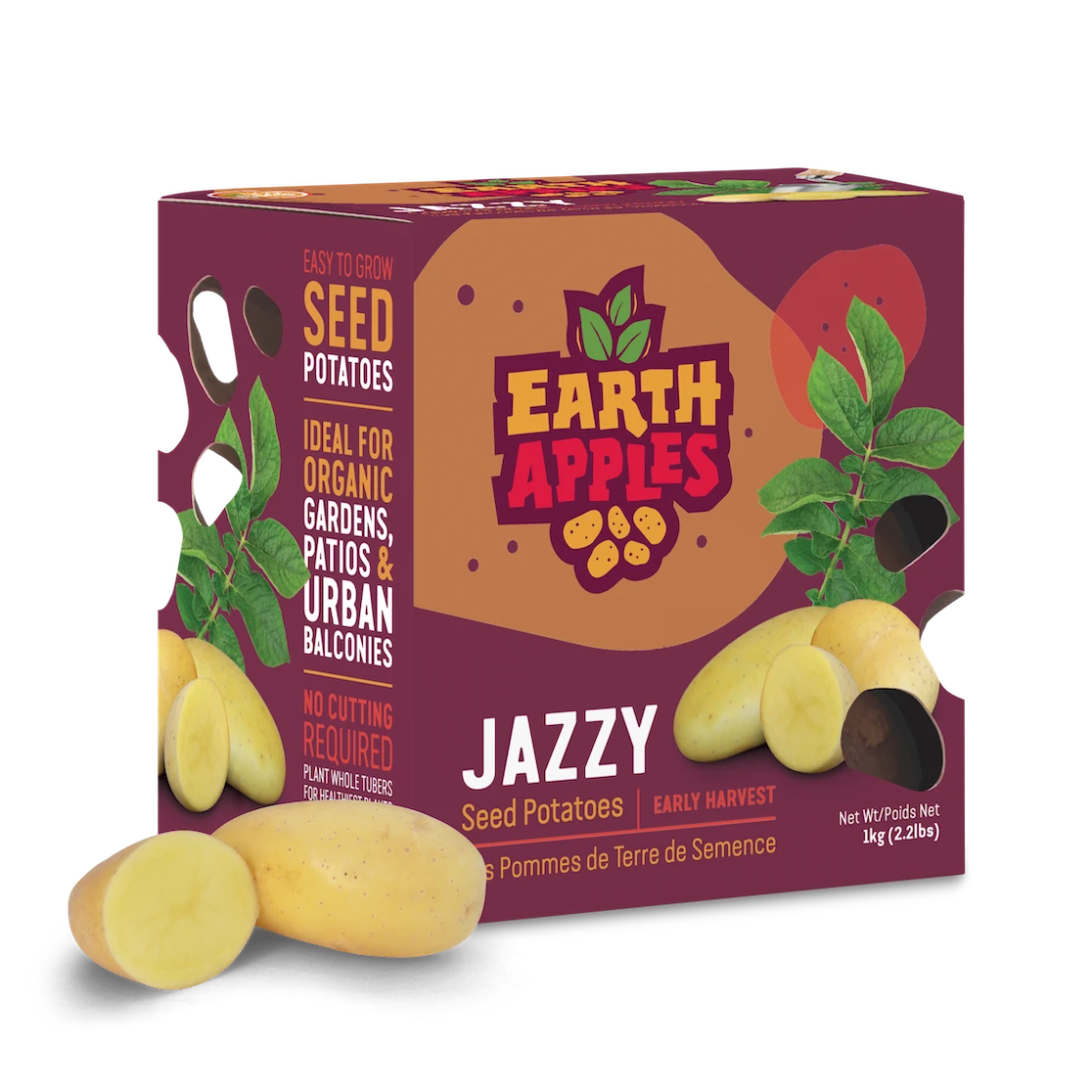 Earth Apples Jazzy Seed Potatoes 1kg