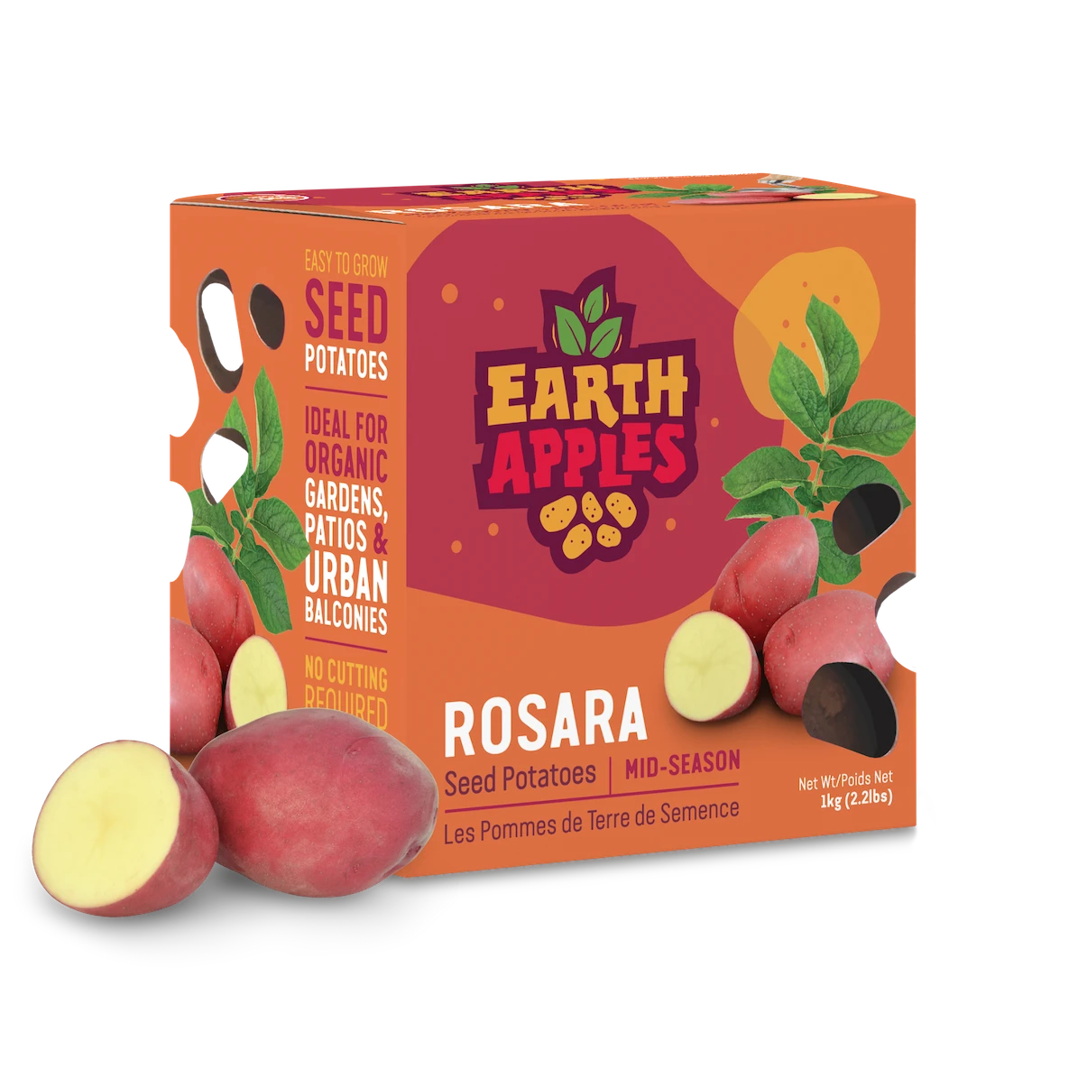 Earth Apples Rosara Seed Potatoes 1kg