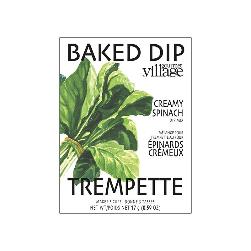 Gourmet Du Village Dip Recipe Box Creamy Spinach