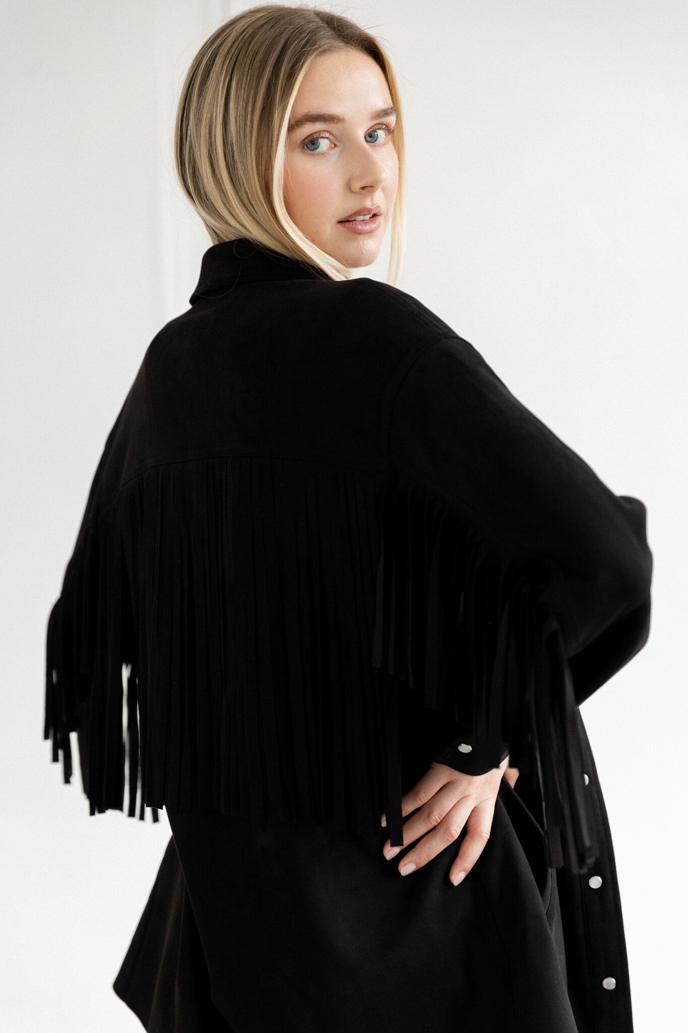 Brunette The Label Fringe Jacket
