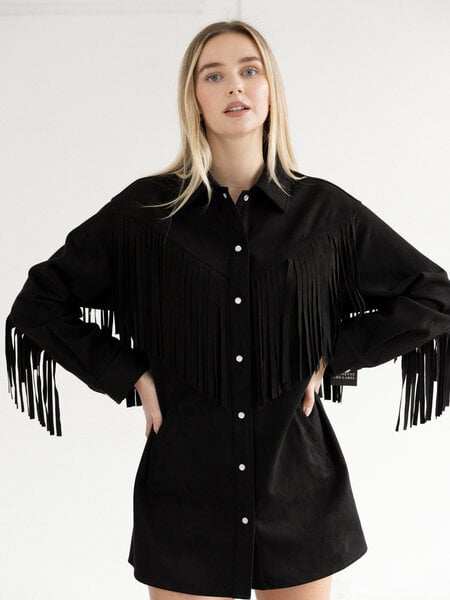 Brunette The Label Fringe Jacket