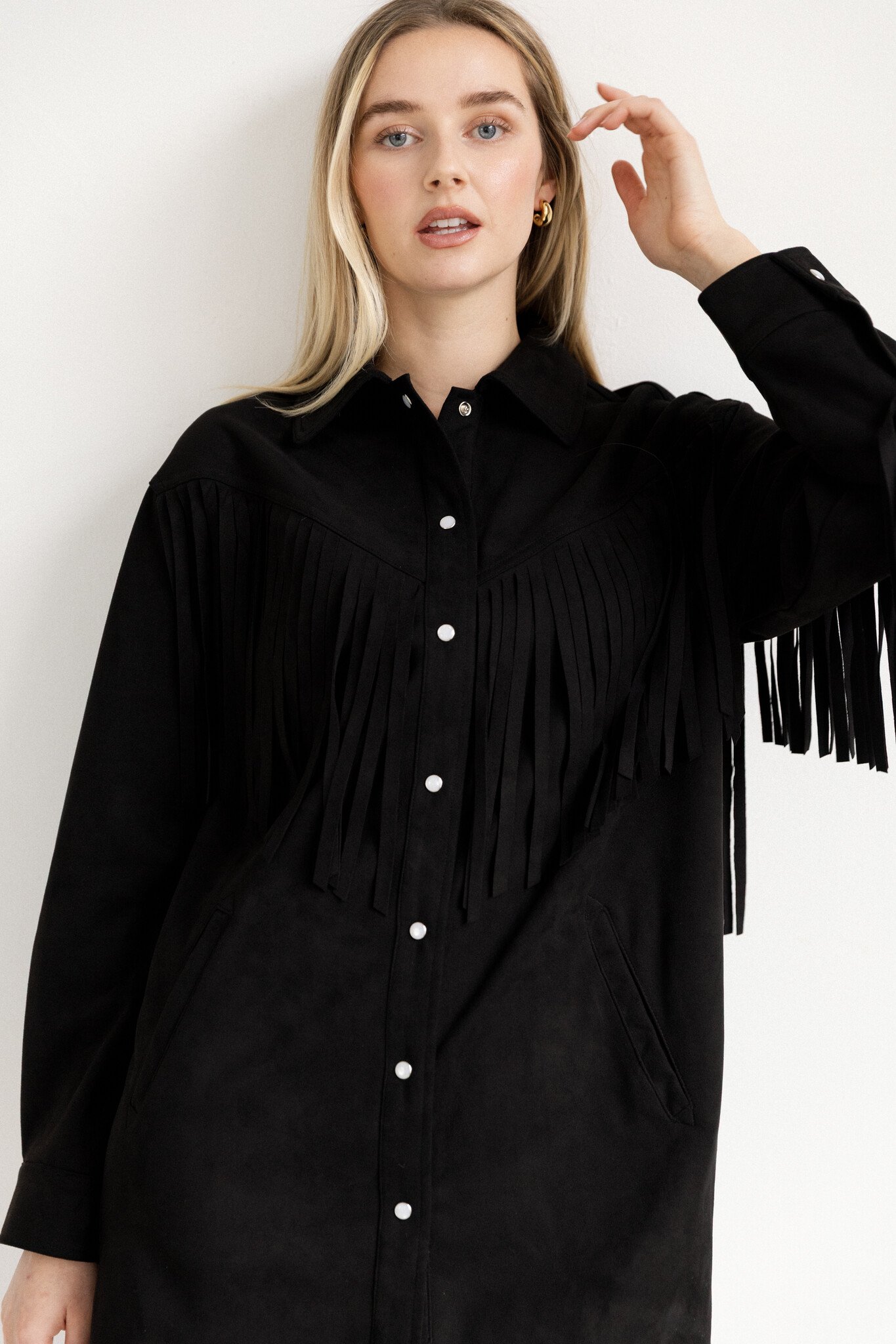 Brunette The Label Fringe Jacket
