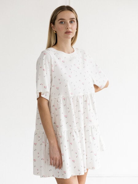 Brunette The Label Tiered Dress