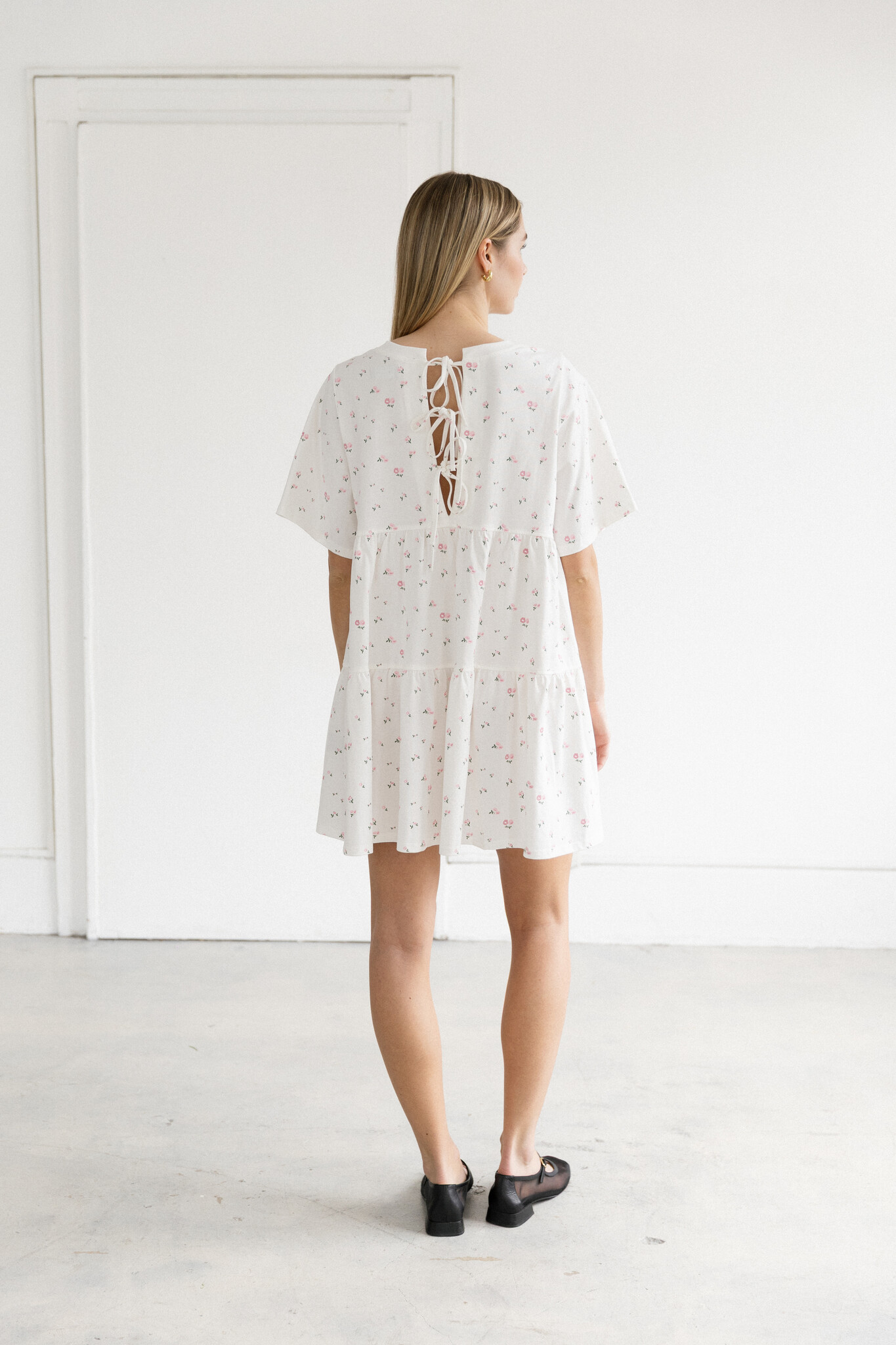 Brunette The Label Tiered Dress