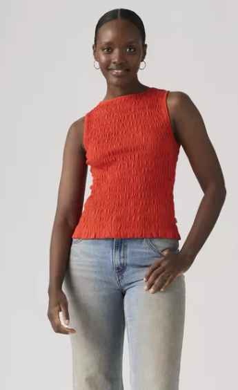 Levi's Bella Smocked Top