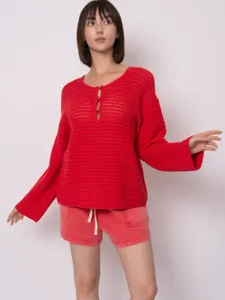 RD Style Moana LS Henley Pullover