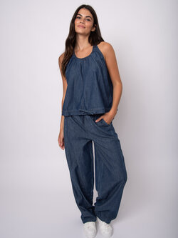 RD Style Kayla Pull-On Barrel Jeans
