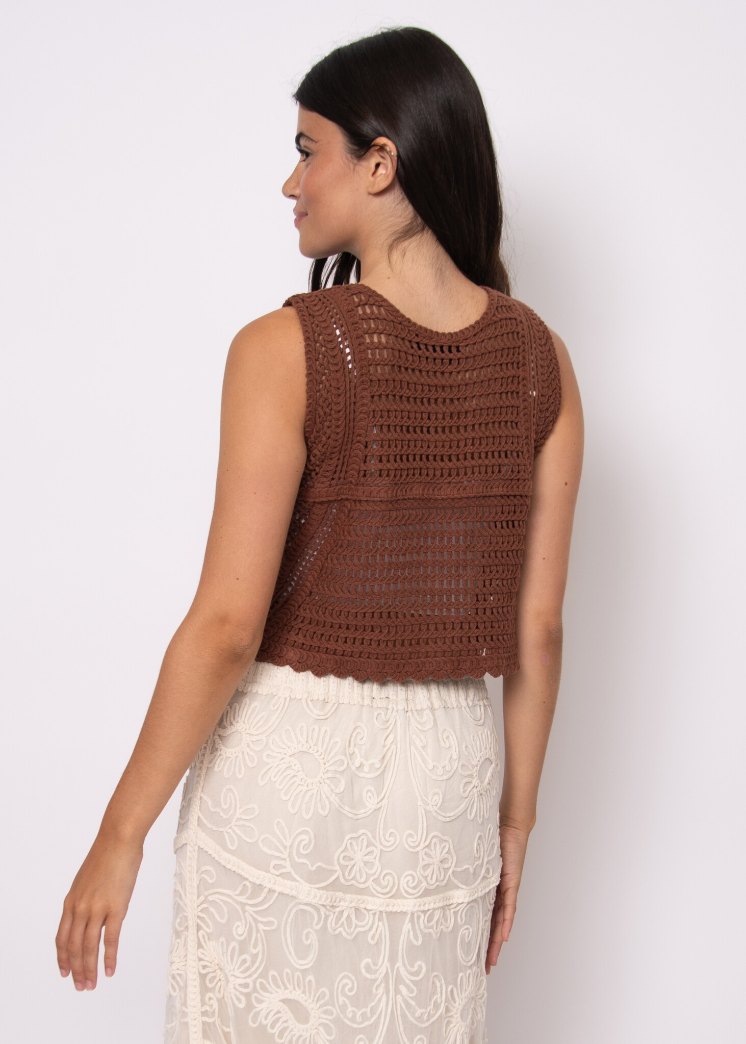 RD Style Stephie Sleeveless V-Neck Cardigan