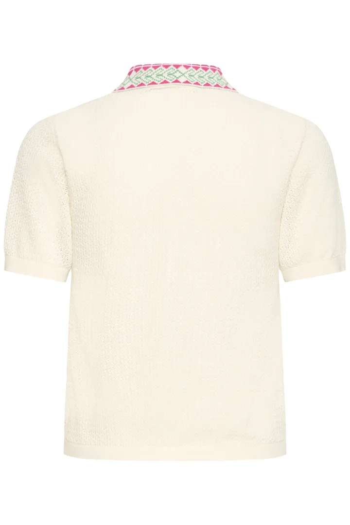 Ichi Dotia Short Sleeve Sweater